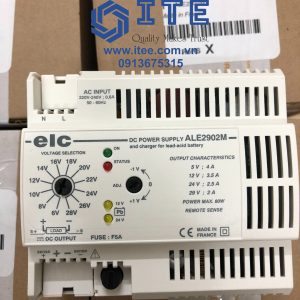 ELC ALE Switching DIN Rail Power Supply 230V ac Input, 5 V c.c., 10 V c.c., 12 V c.c., 15 V c.c., 24V dc Output, 4 A [ALE2902M]; 454-6623